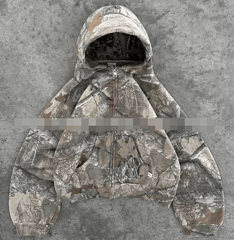 Urban Camo Retro Hoodie - BH Comfy Cozy