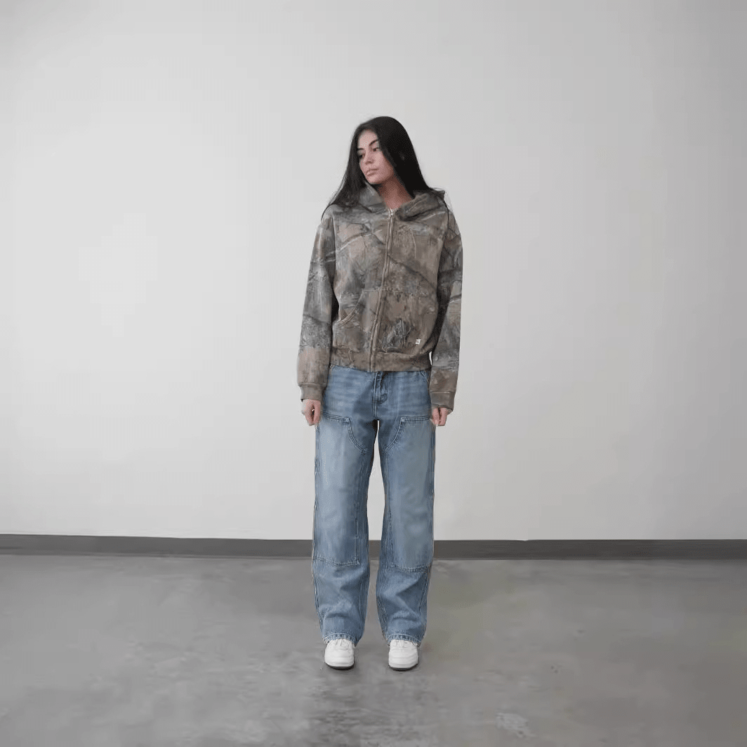 Urban Camo Retro Hoodie - BH Comfy Cozy