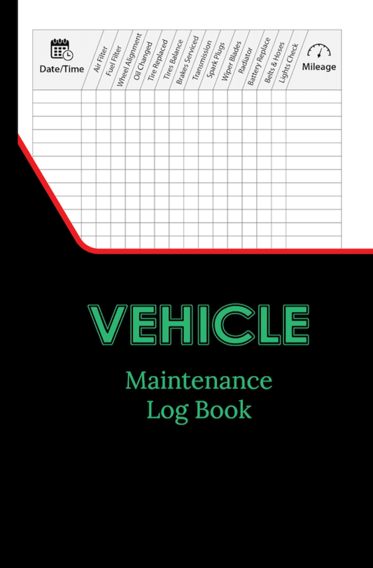 Printable Vehicle Maintenance Log Book – Track Car Service History | BH Comfy Cozy