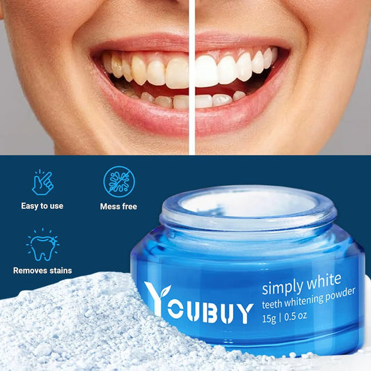 YOUBUY Teeth Whitening Brightening Powder - BH Comfy Cozy